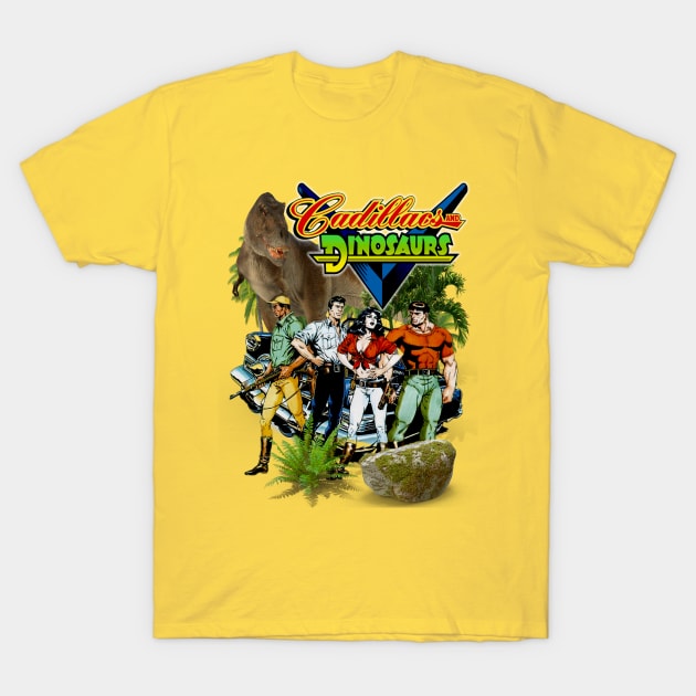 Caddy in Dino Land T-Shirt by The Dark Vestiary